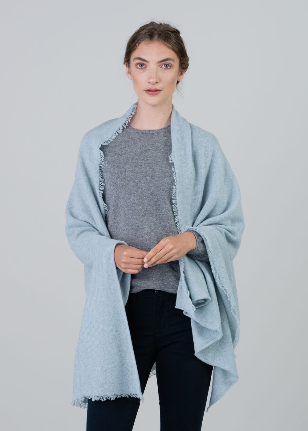 Poppy Cashmere Wrap - Haar - 1