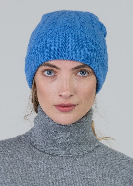 Cashmere Cable Hat - Isfahan - 1