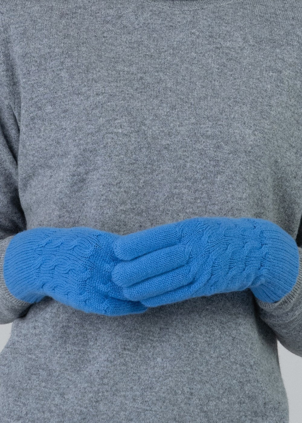 Cashmere Cable Gloves - Isfahan - 2