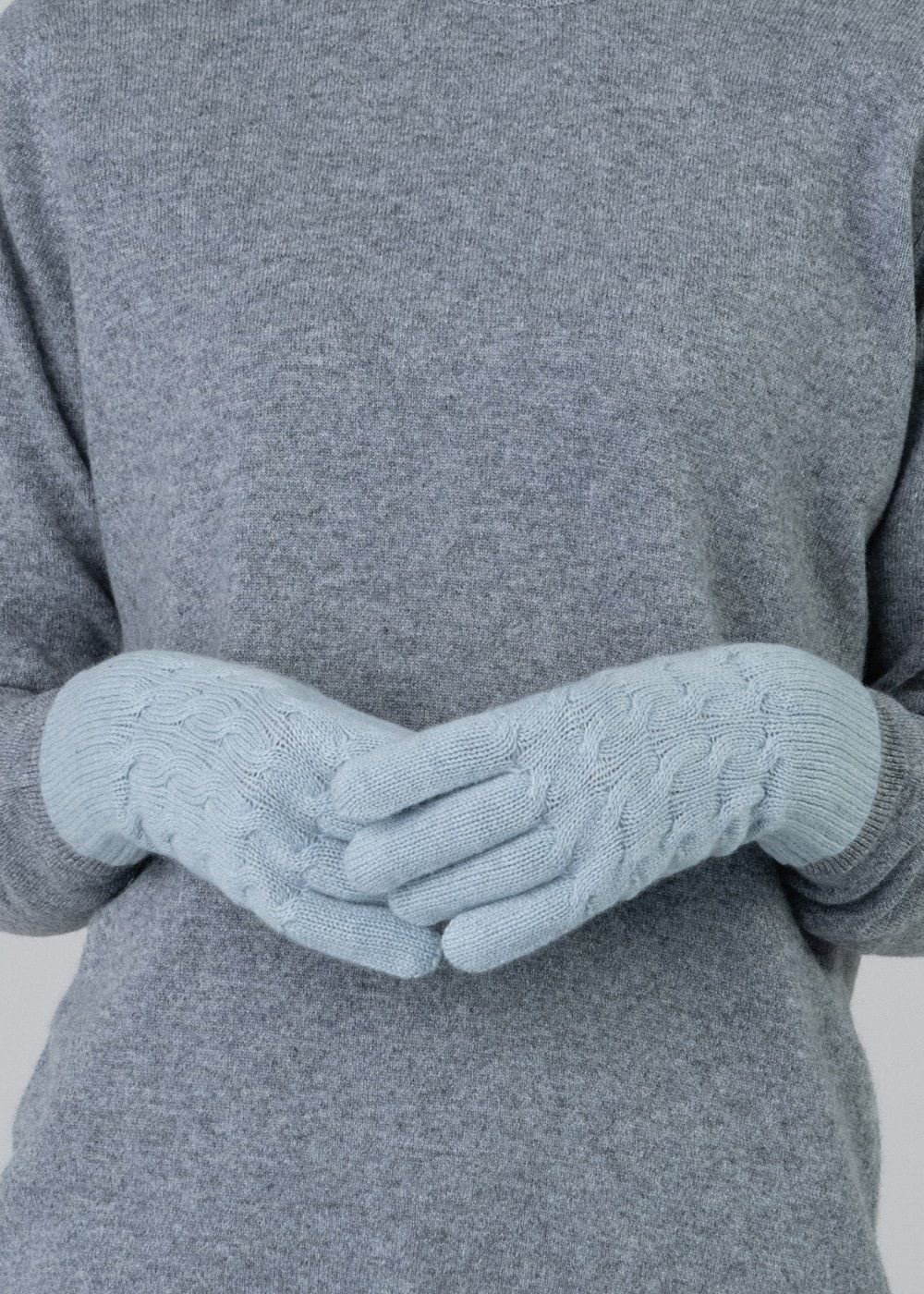 Cashmere Cable Gloves - Haar - 2