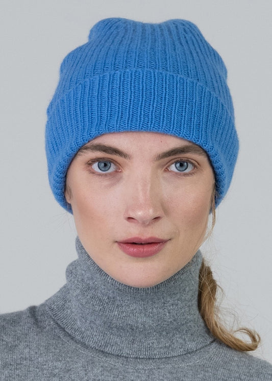 Cashmere Ribbed Hat - Isfahan - 1