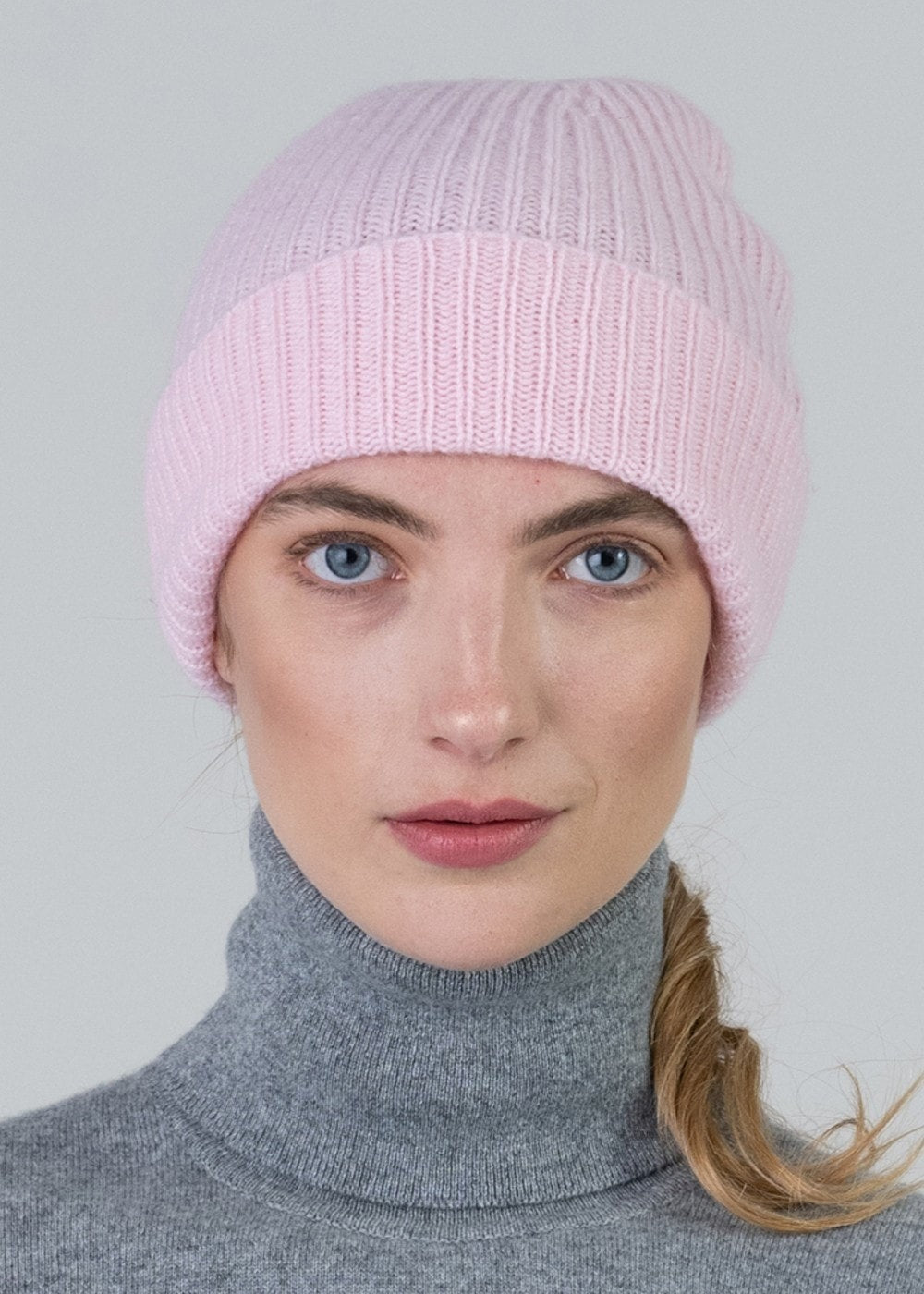 Cashmere Ribbed Hat - Marshmallow - 1