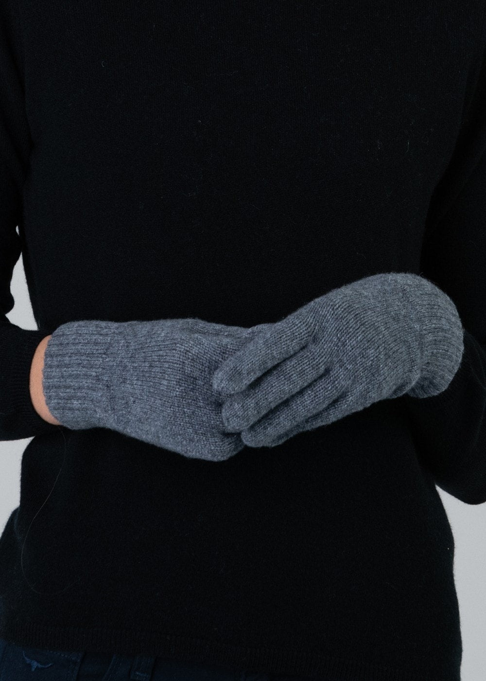 Cashmere Gloves - Derby Grey - 2