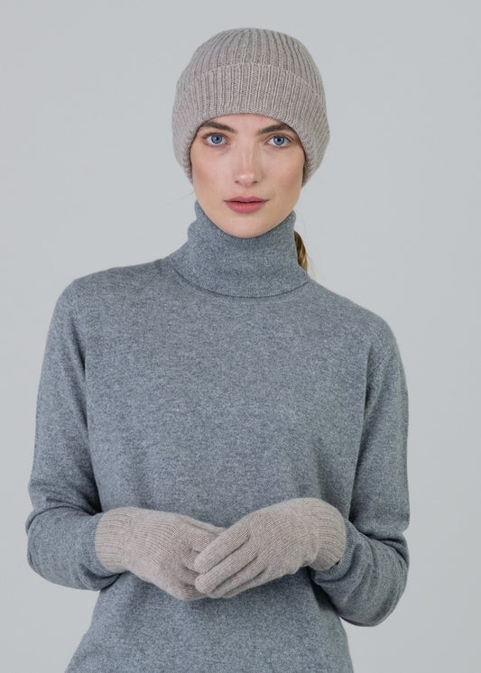 Cashmere Gloves - Moondust - 1