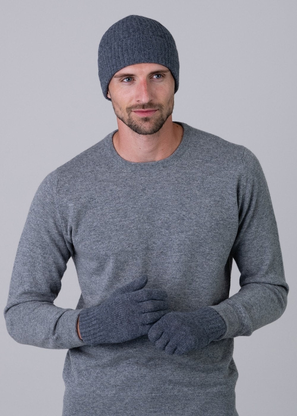 Cashmere Gloves - Derby Grey - 1