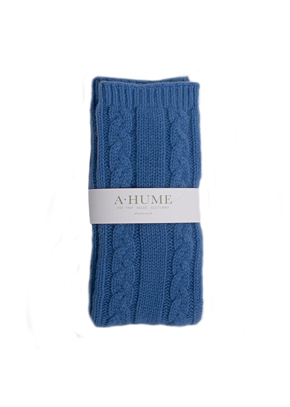 Cashmere Cable Bedsocks - Isfahan - 1