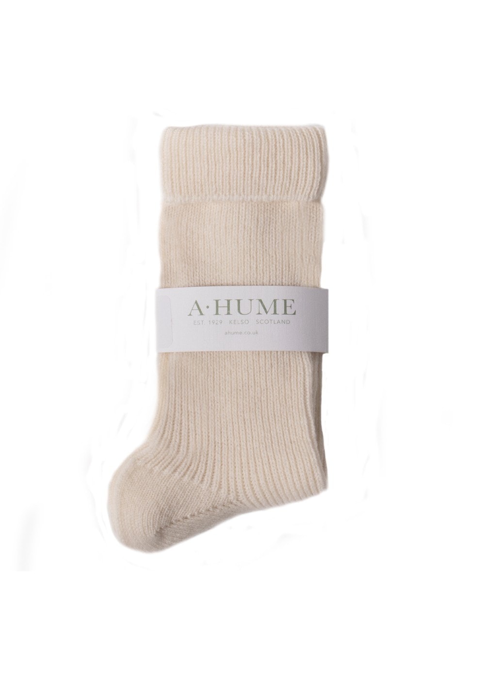 Cashmere Socks - White Undyed - 1