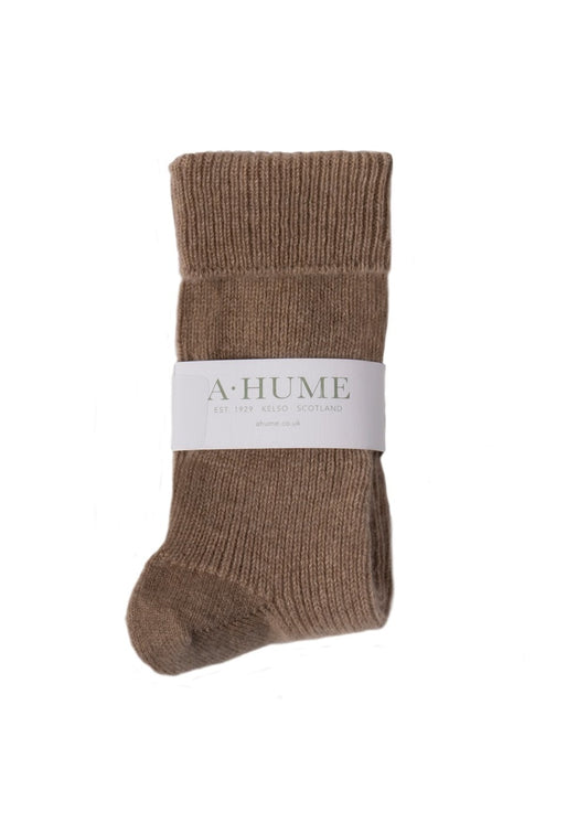 Cashmere Socks - Dark Natural - 1