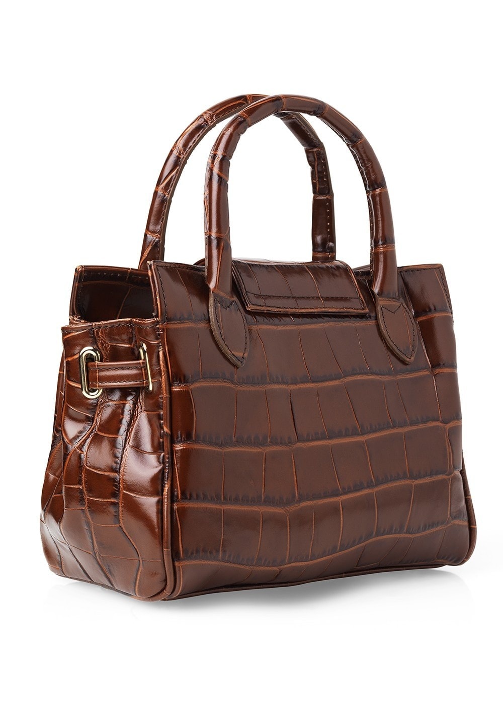 Leather Mini Windsor Handbag - Conker - 3