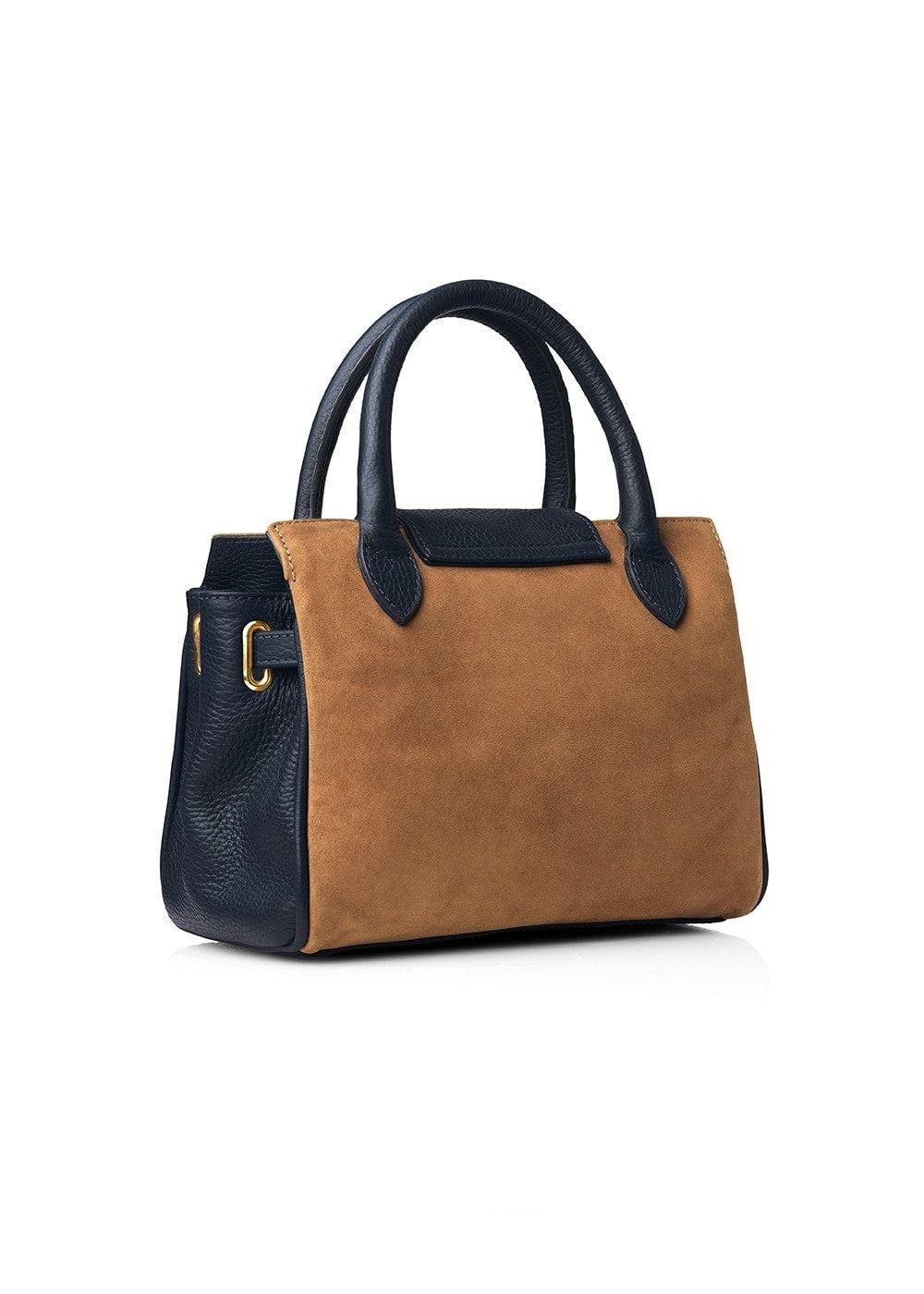 Mini Windsor Handbag - Tan and Navy - 2