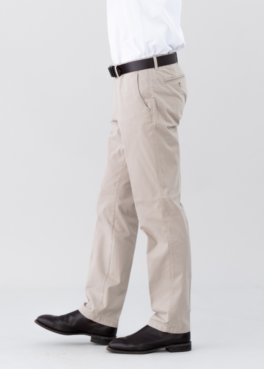 Evan Kapok and Pima Trouser - Beige - 2