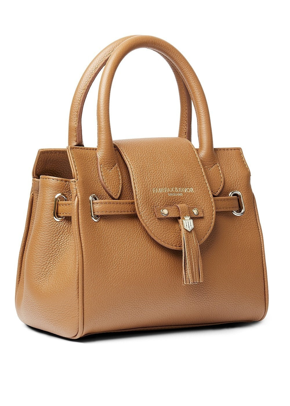 Leather Mini Windsor Handbag - Tan - 2