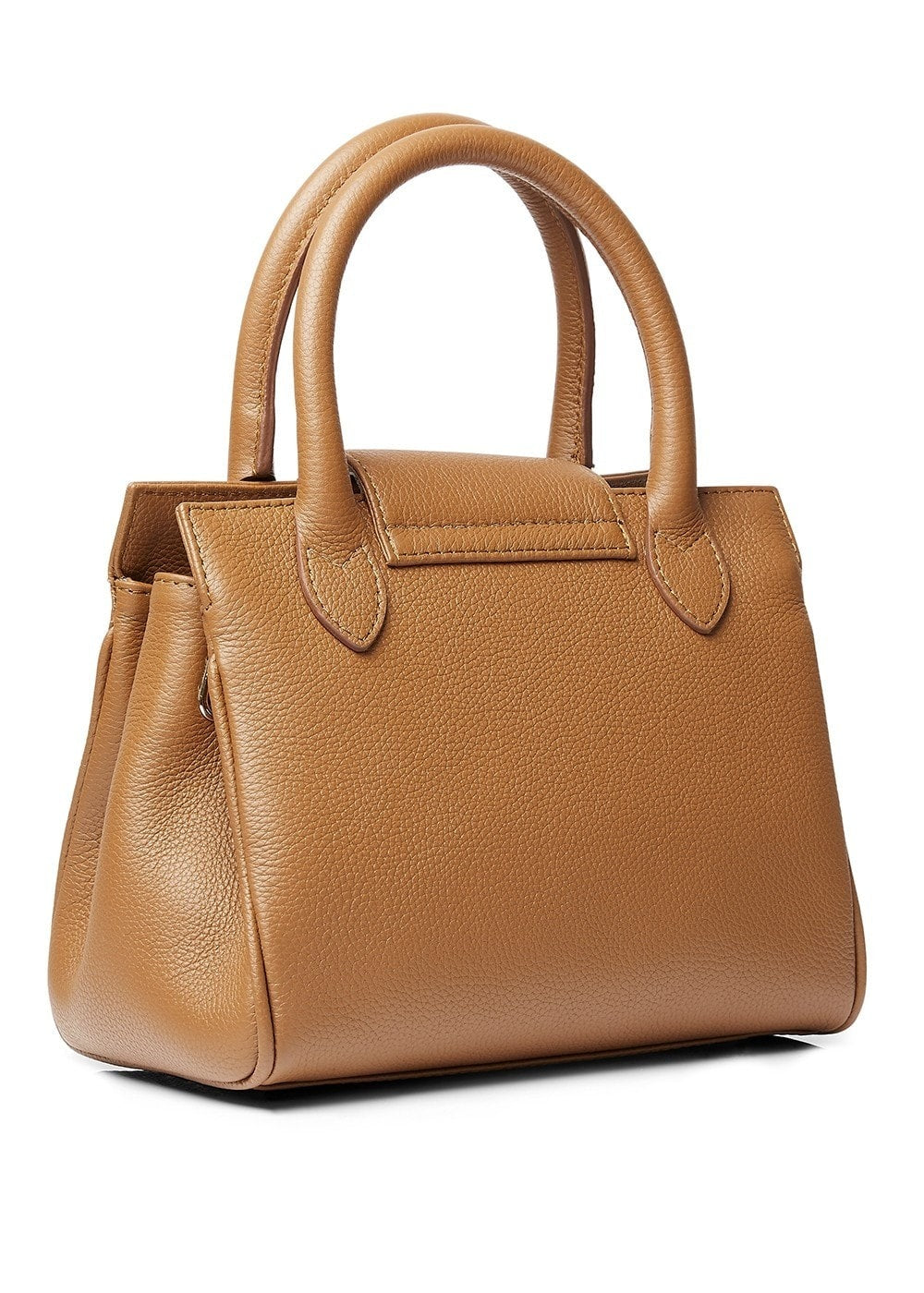 Leather Mini Windsor Handbag - Tan - 3