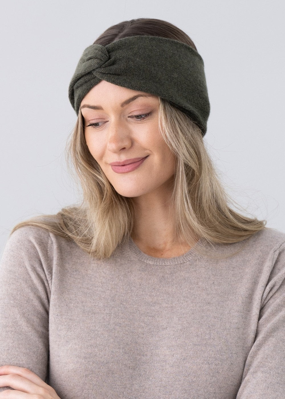 Cashmere Headband - Loden Mix - 1