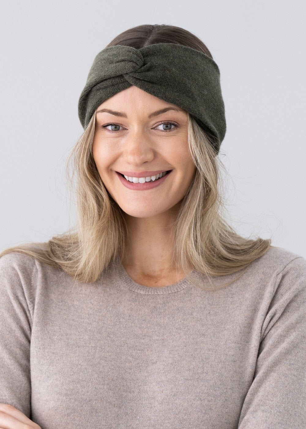 Cashmere Headband - Loden Mix - 2