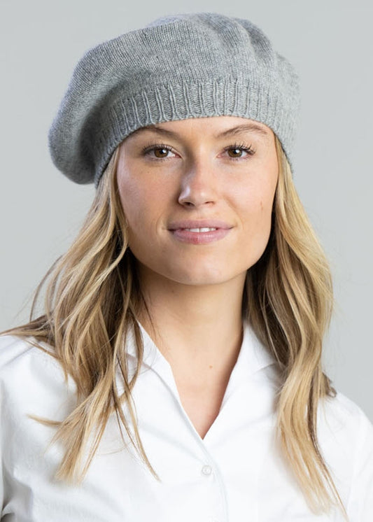 Cashmere Beret - Brume - 1