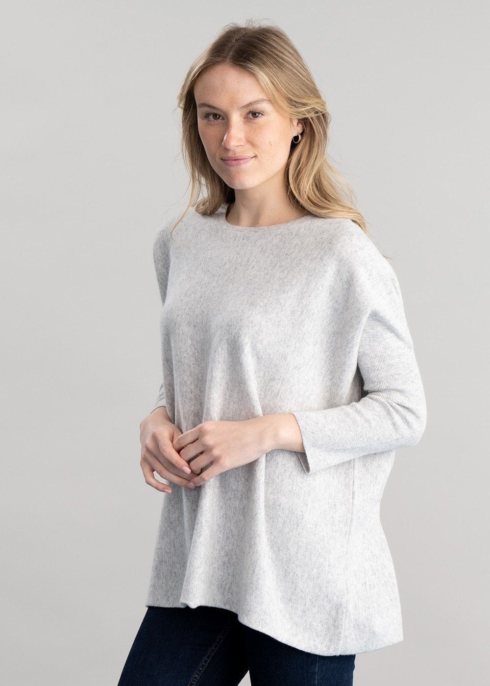 Beatrice Crew Cape - Earl Grey - 5