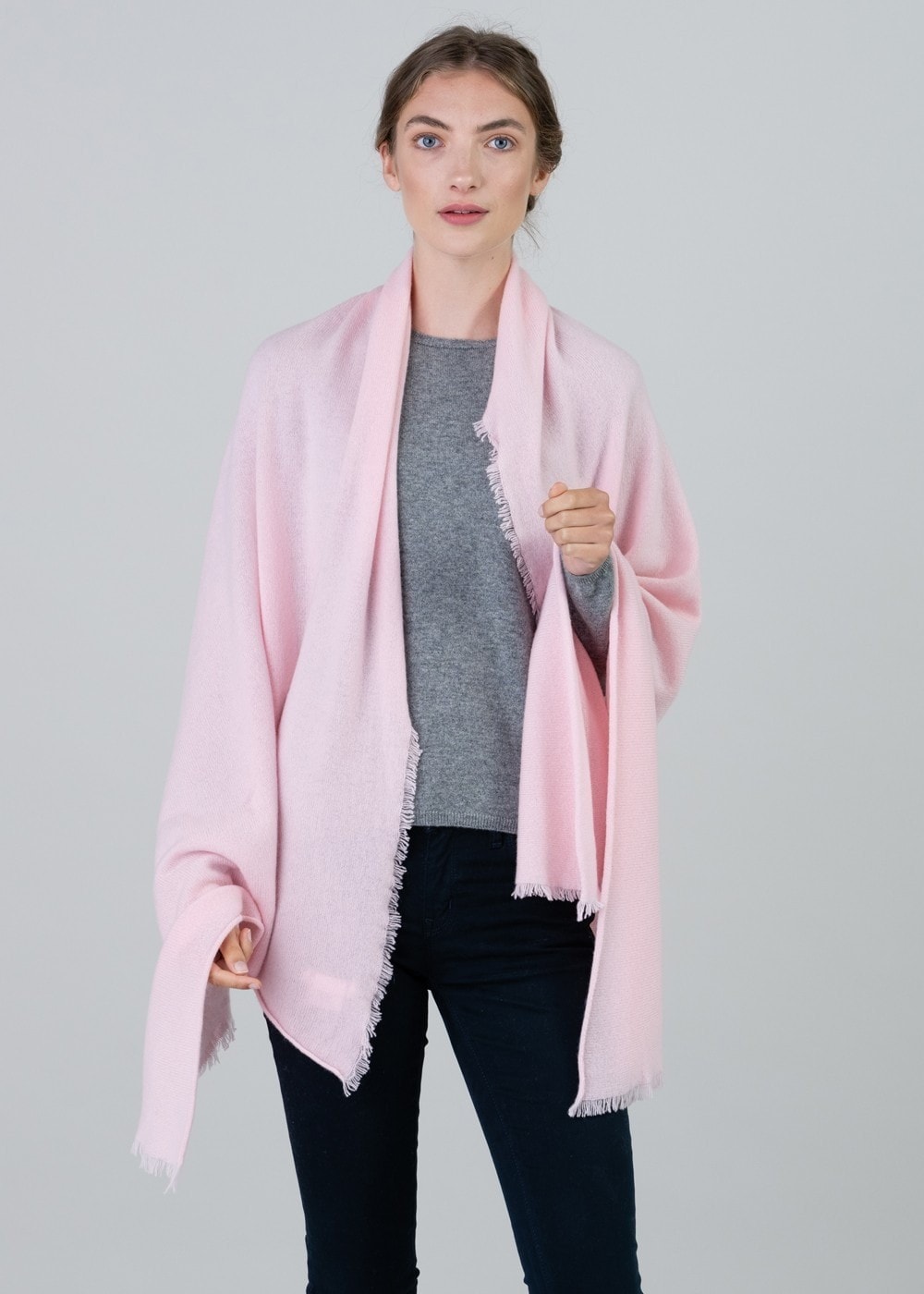 Poppy Cashmere Wrap - Marshmallow - 2