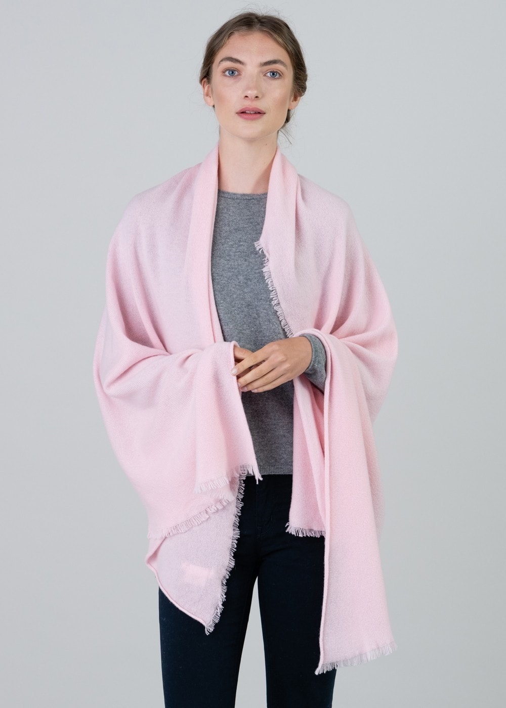 Poppy Cashmere Wrap - Marshmallow - 3