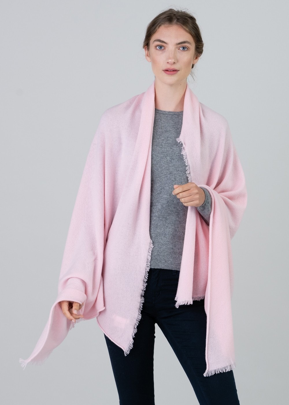 Poppy Cashmere Wrap - Marshmallow - 4