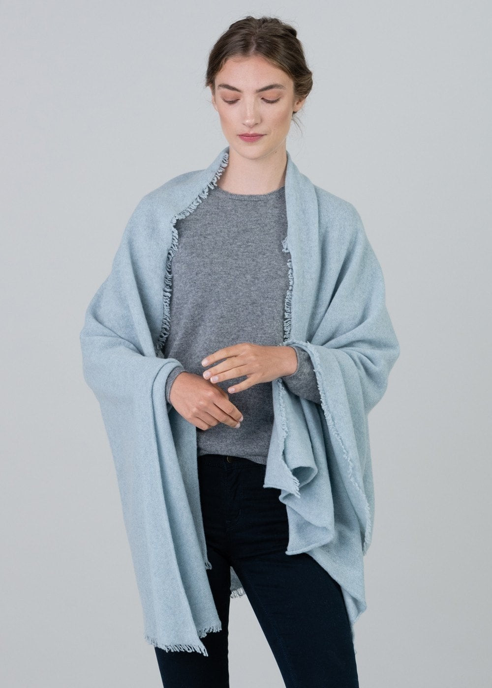 Poppy Cashmere Wrap - Haar - 3