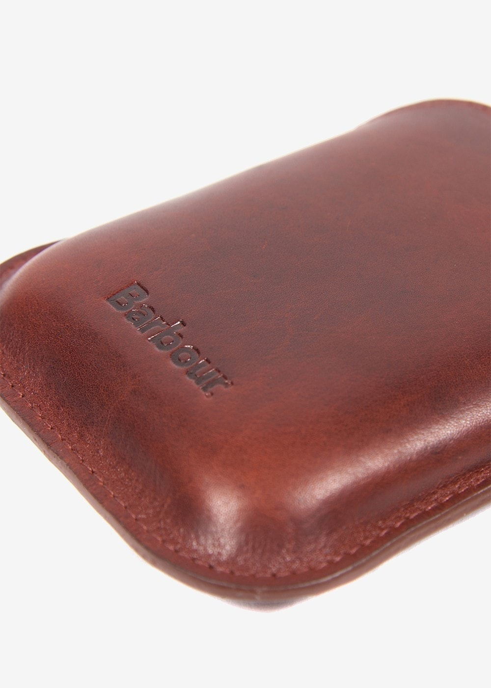 Wax Leather Hip Flask - Dark Brown - 3