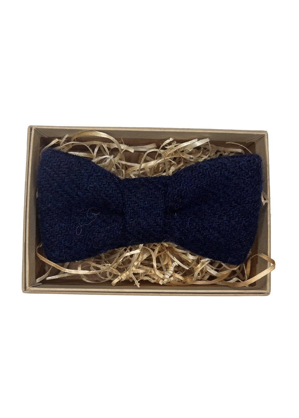 Harris Tweed Bow Tie - Navy - 0