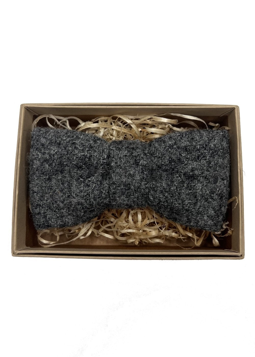 Harris Tweed Bow Tie - Dark Grey - 0