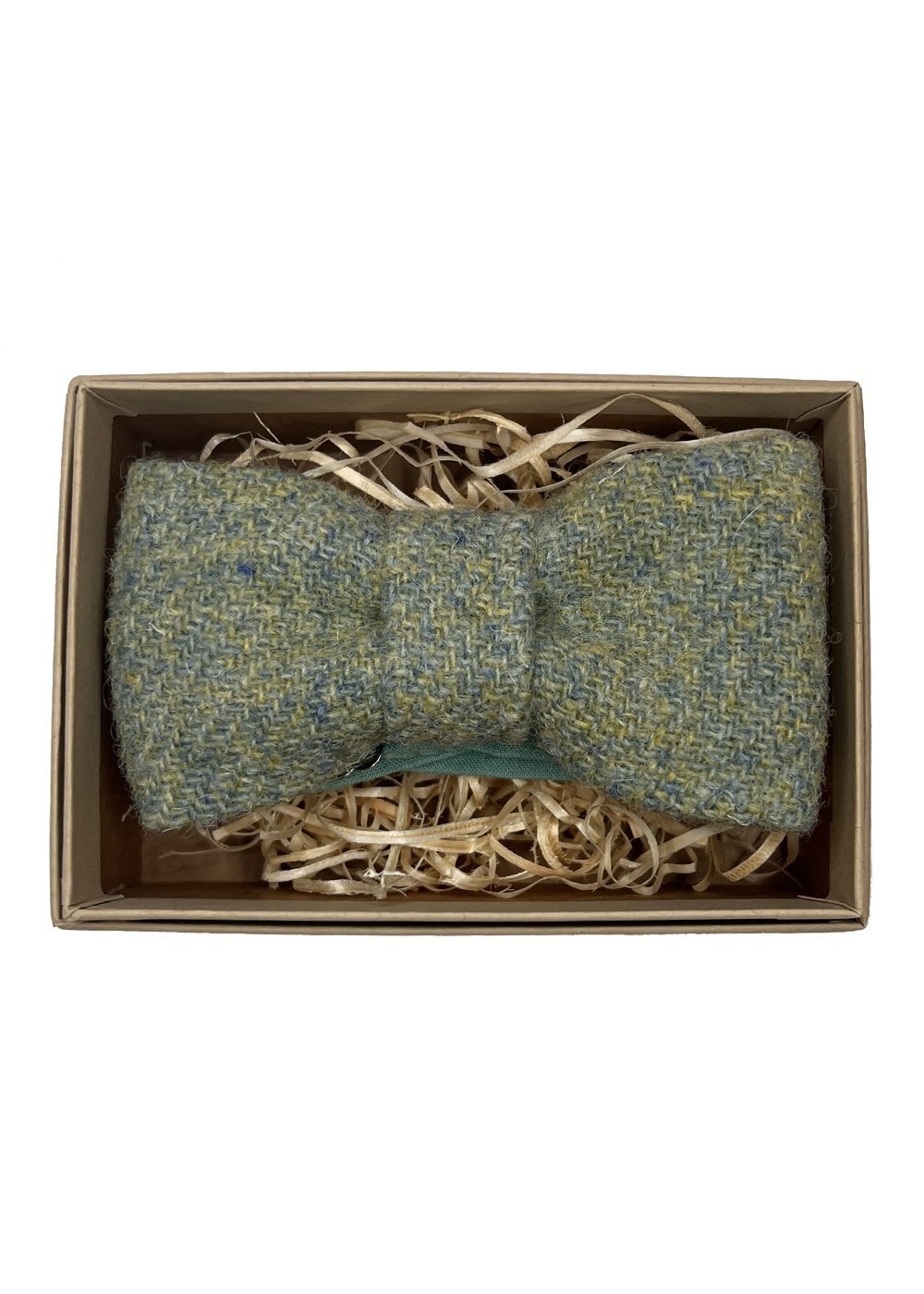 Harris Tweed Bow Tie - Green-Blue - 0