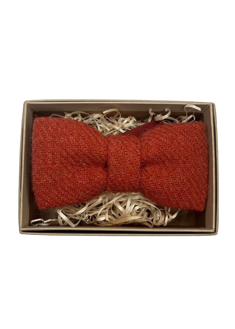 Harris Tweed Bow Tie - Rust Orange - 0