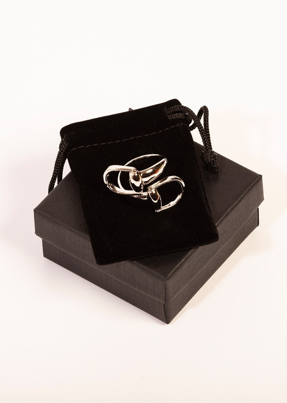 Snaffle Bit Scarf Ring - Gold - 0