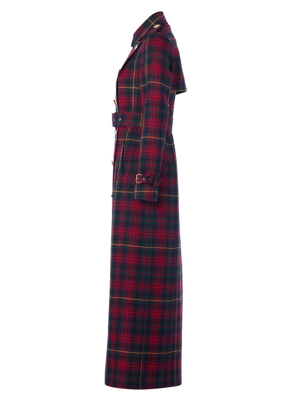 Marlborough Trench Coat Full Length - Logan Tartan - 9