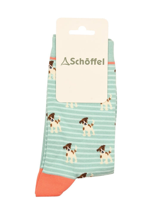 Cotton Socks - Arctic Jack Russell - 1