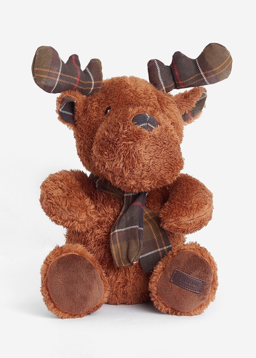 Reindeer Dog Toy - Brown and Classic Tartan - 0