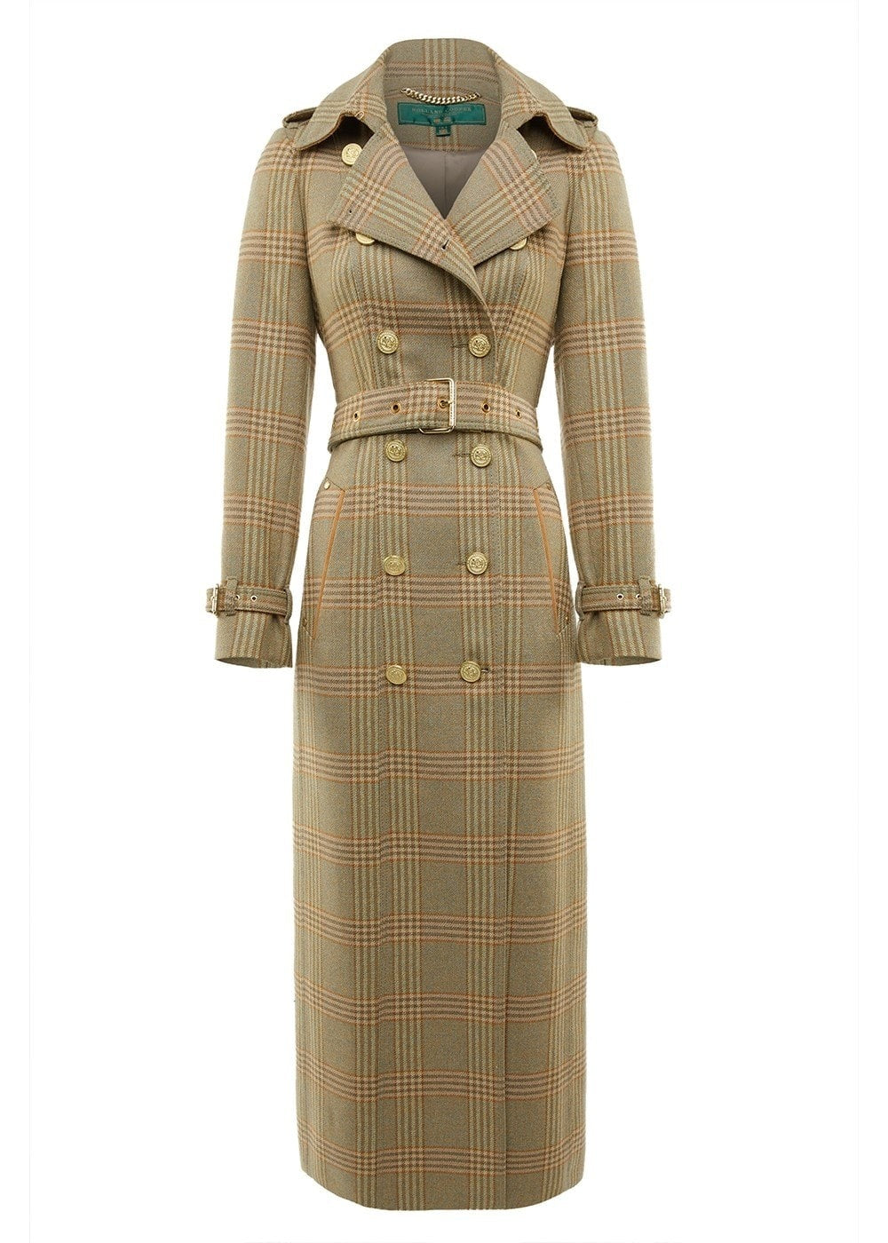 Marlborough Trench Coat Full Length - Leveret - 7