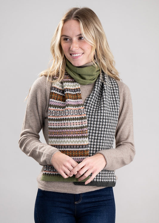 Alba Lambswool Scarf - Juniper - 0