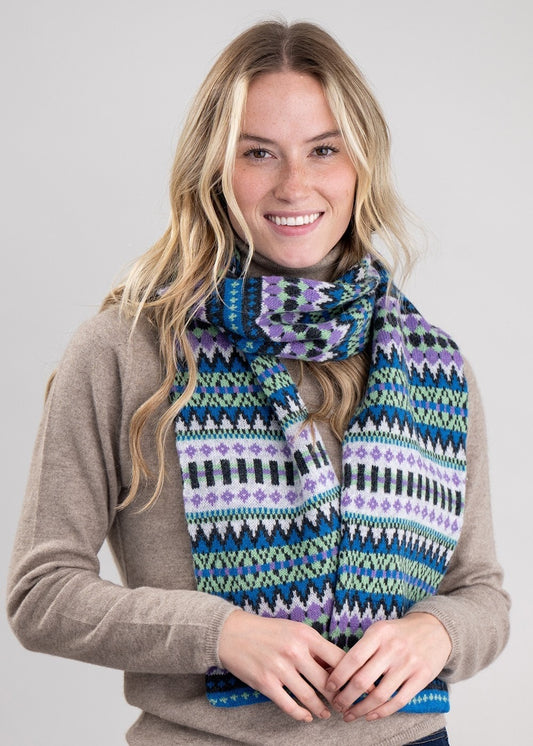 Hattie Lambswool Scarf - Smoke - 0