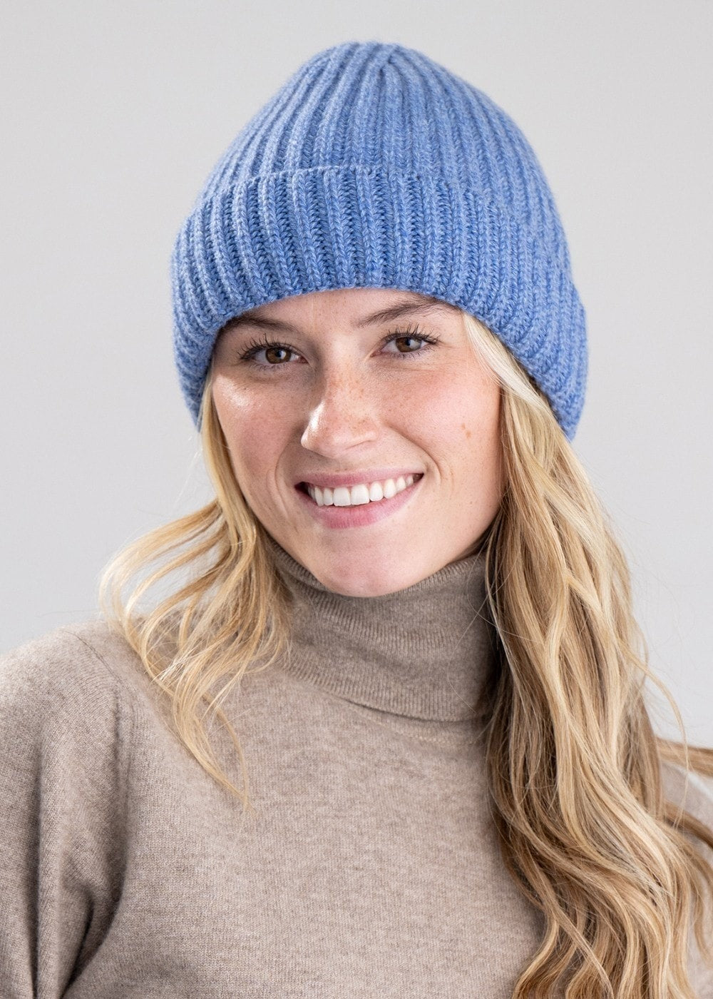 Jude Cashmere Beanie - Lapis - 2