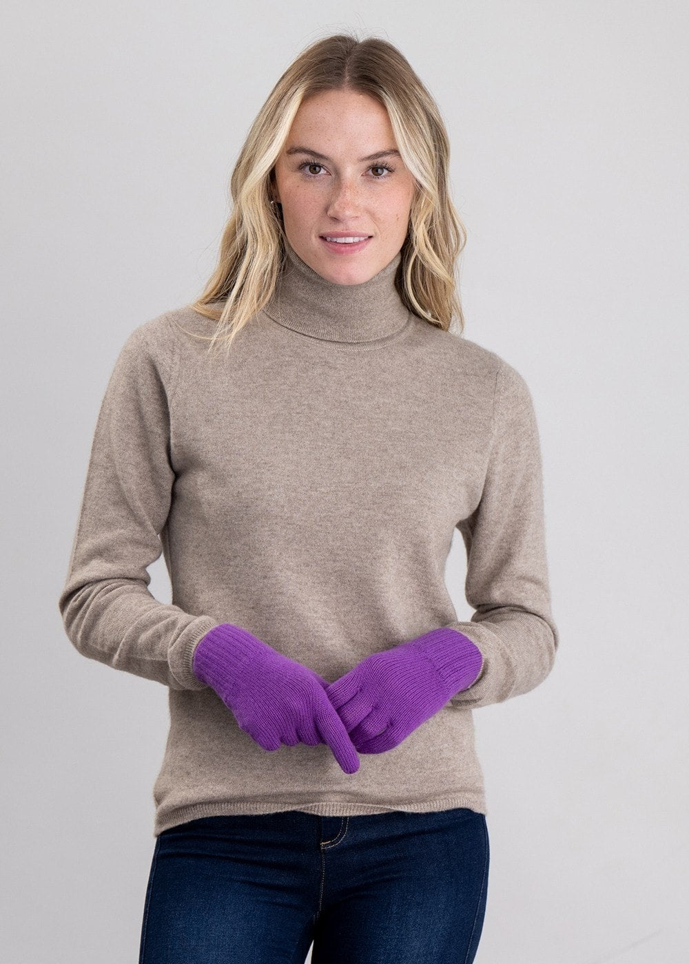 Cashmere Gloves - Sari - 1