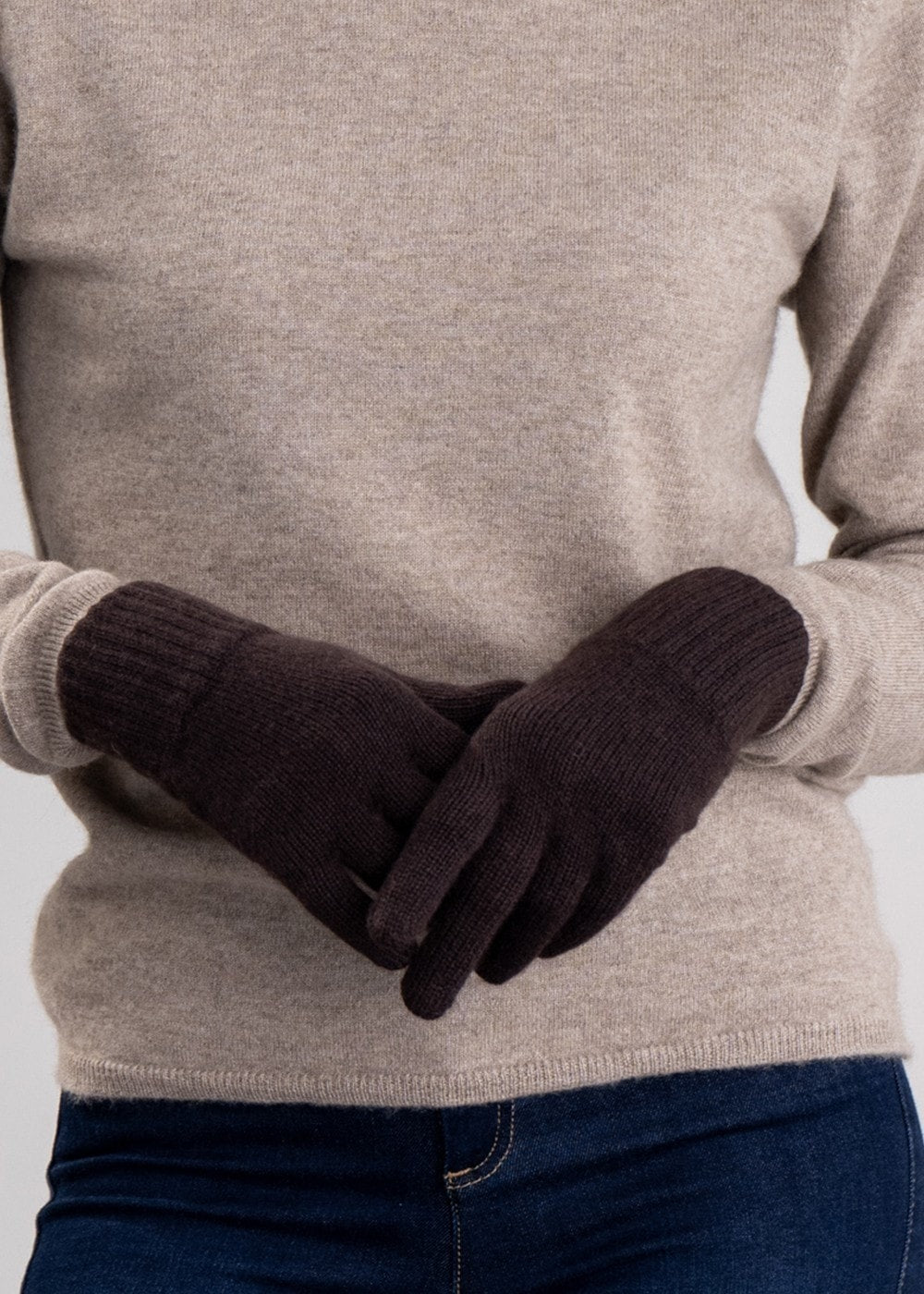 Cashmere Gloves - Ebony - 2