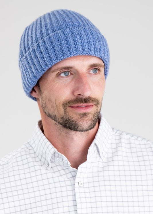 Aldo Cashmere Beanie - Lapis - 1