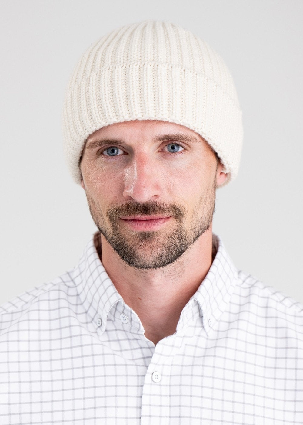 Aldo Cashmere Beanie - White Undyed - 2