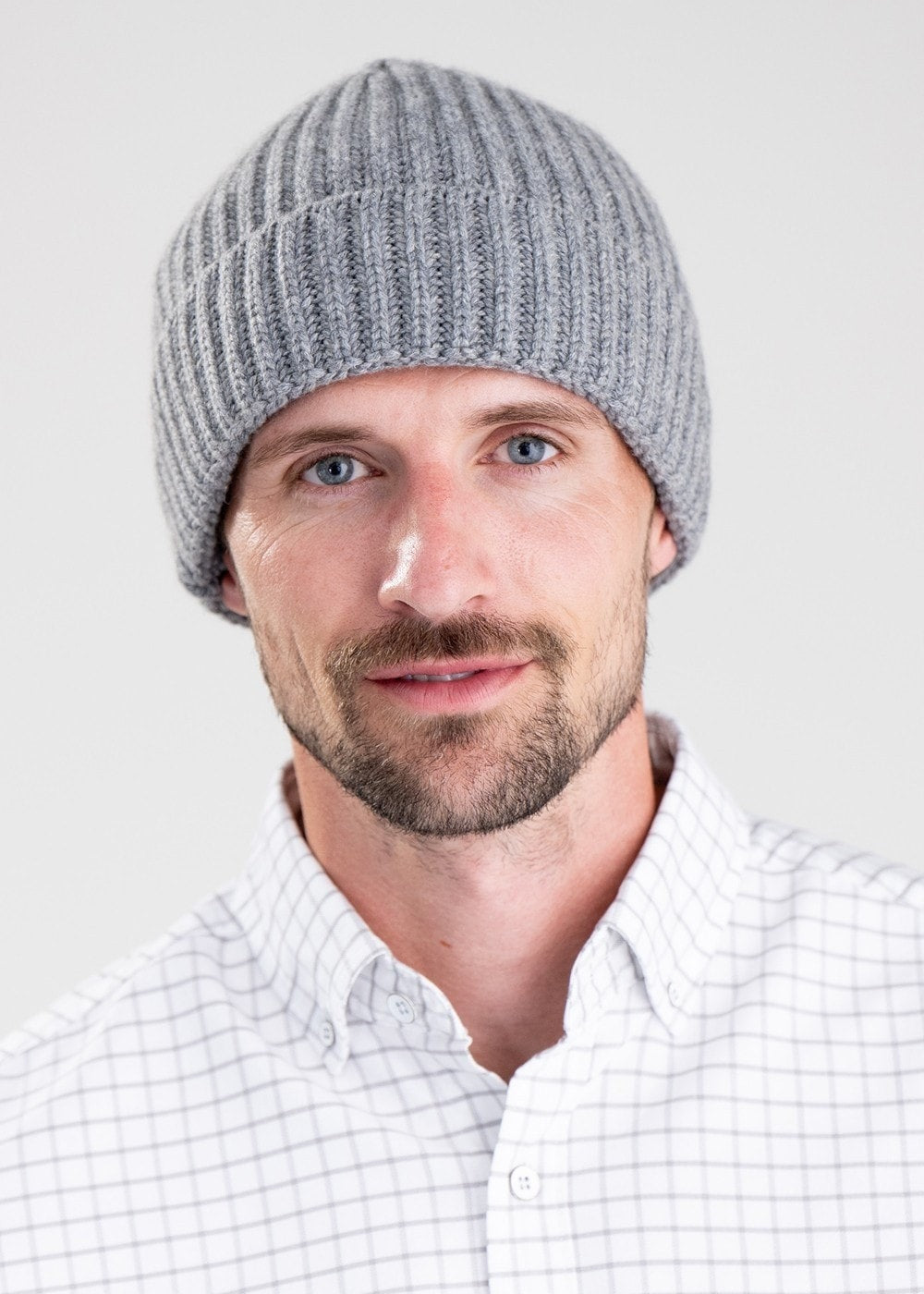 Aldo Cashmere Beanie - Grey Flannel - 1