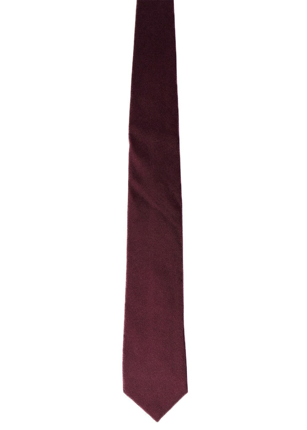 Eildon Tie - Burgundy - 0