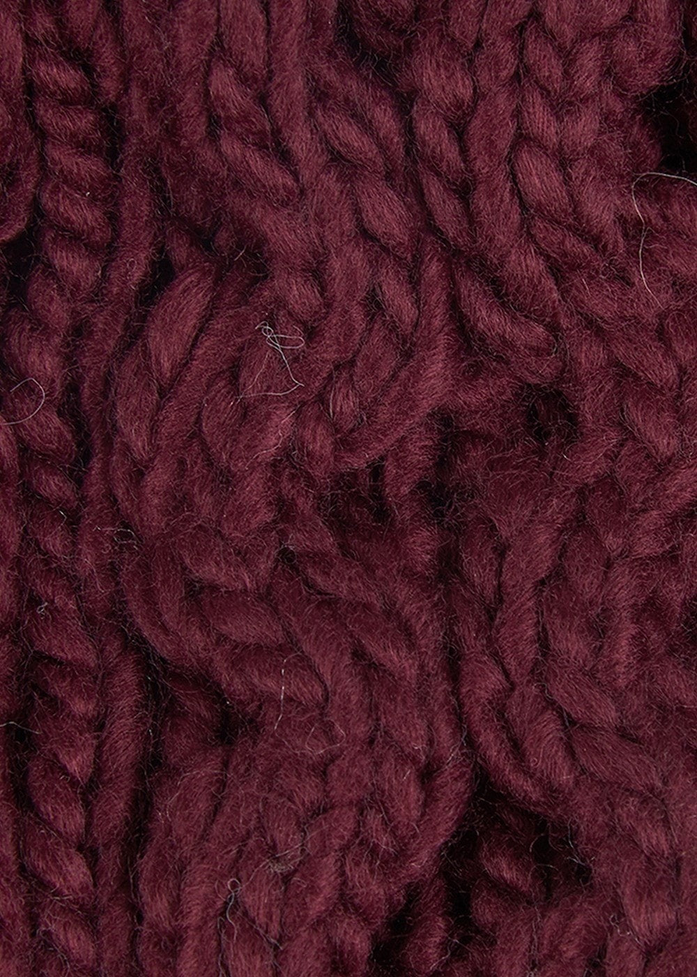 Penshaw Cable Beanie - Bordeaux - 3