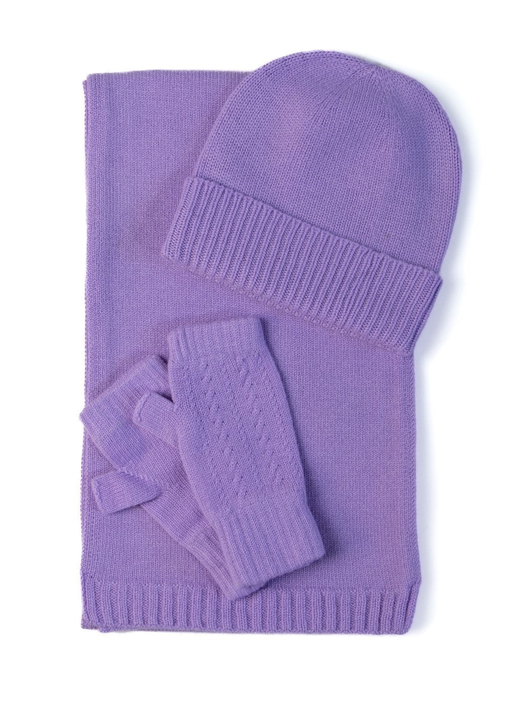 Briar Cashmere Beanie - Iris - 3