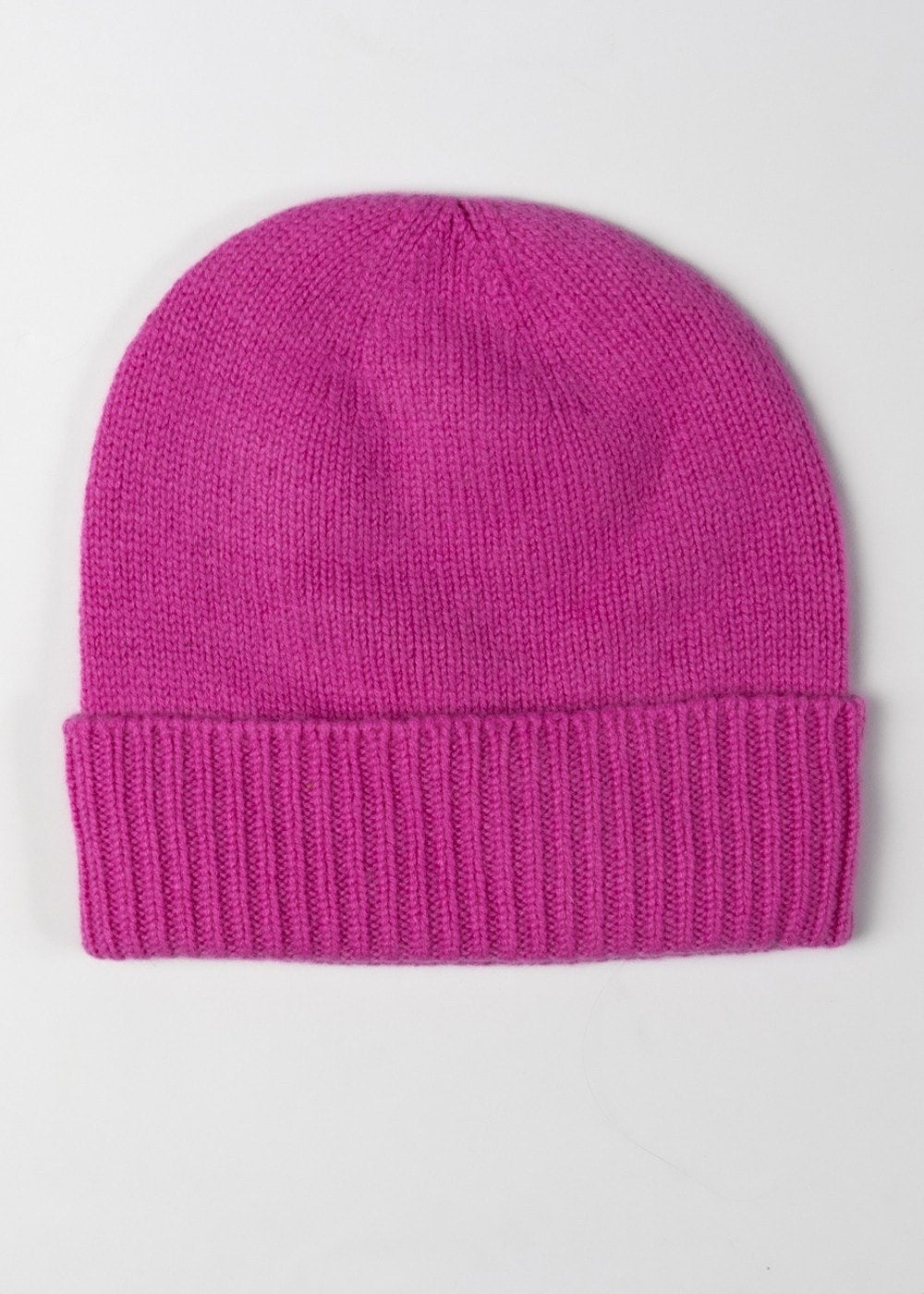 Briar Cashmere Beanie - Neon Rose - 1