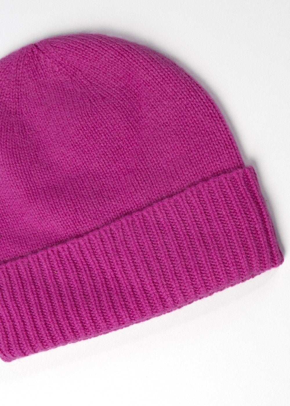 Briar Cashmere Beanie - Neon Rose - 2