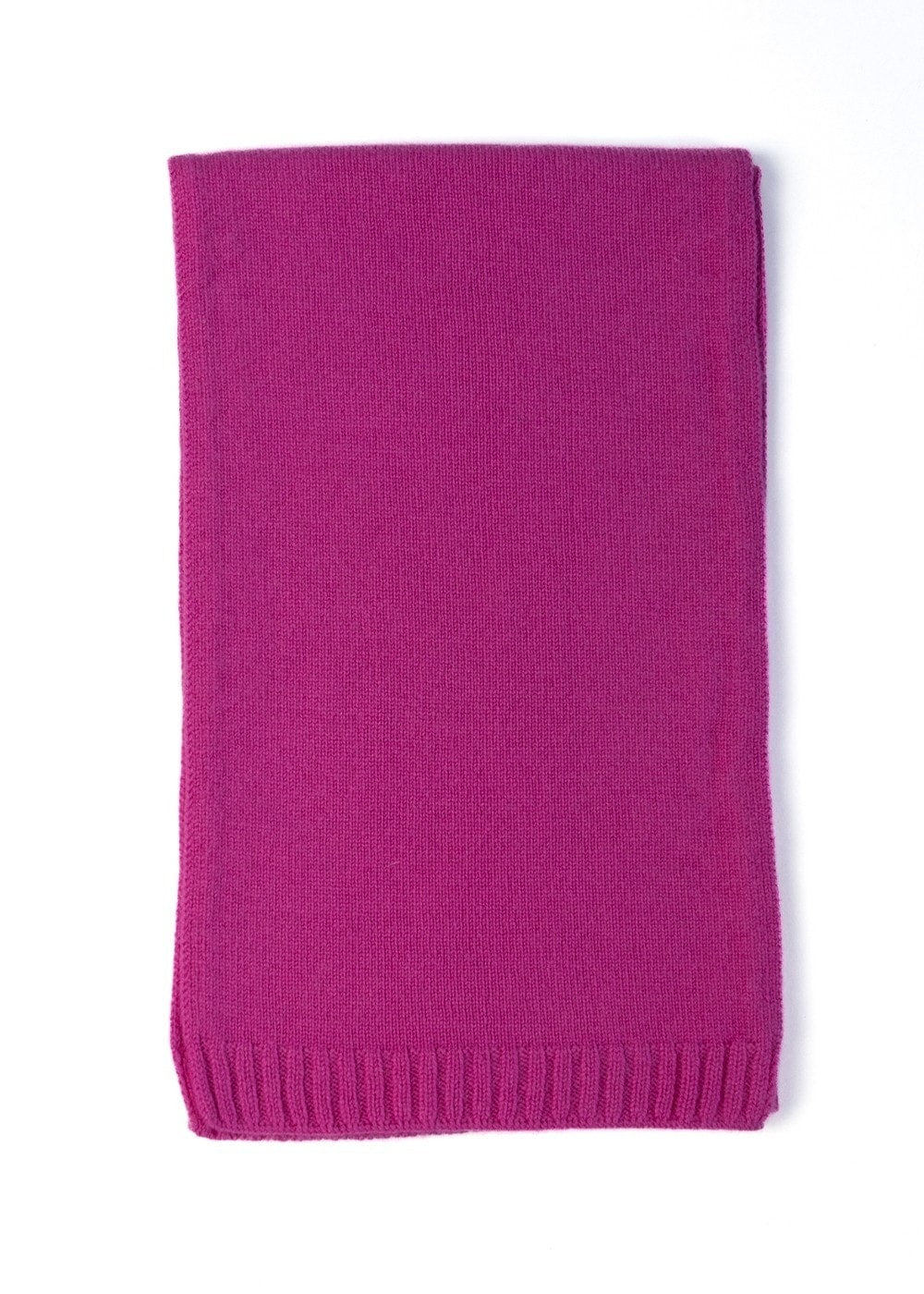 Briar Cashmere Scarf - Neon Rose - 1