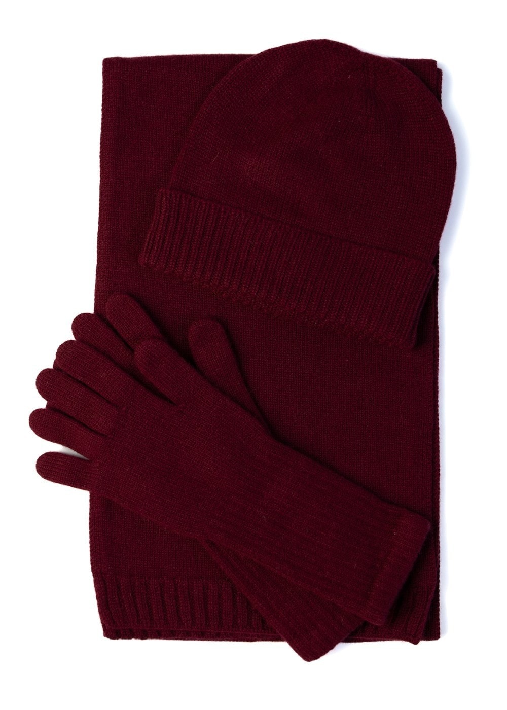 Briar Cashmere Long Gloves - Damson - 3